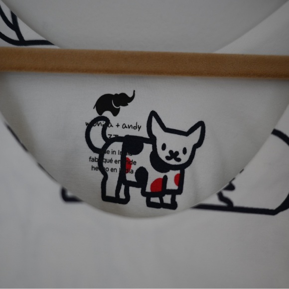 Girls NWOT 3T Monica + Andy Dress in “Red, White & Woof” Style - Picture 3 of 11